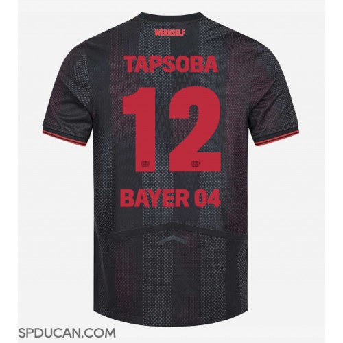 Muški Nogometni Dres Bayer Leverkusen Edmond Tapsoba #12 Domaci 2025-26 Kratak Rukav